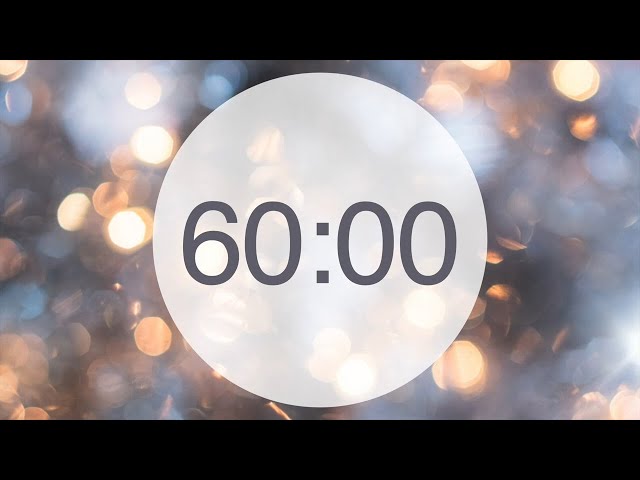 60 Minute Timer - No Music (with Chime at beginning and end)