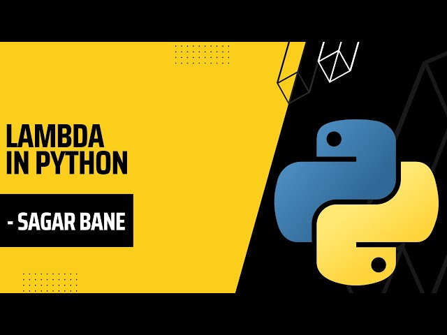 Using Lambda Functions in Python | Python Tutorial #13