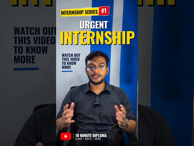 Urgent Internship | Web Developer | #shorts
