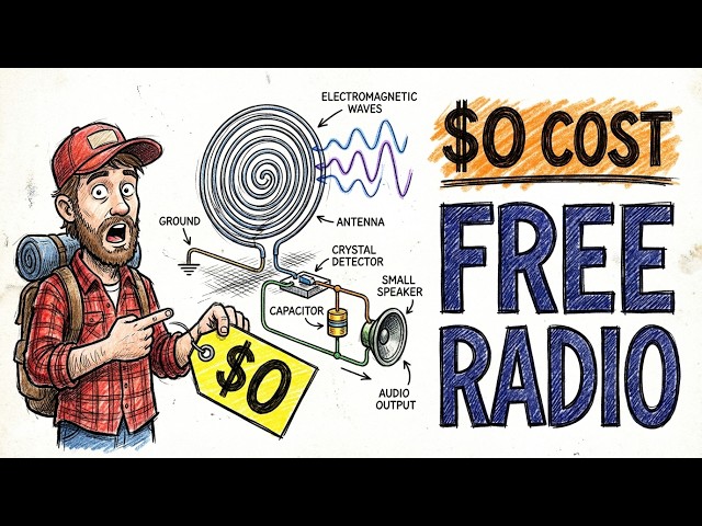 This BANNED Wire Loop Powers a Radio FOREVER — No Batteries. Tesla Filed It in 1901