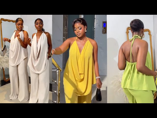 DIY Deep Plunging Cowl Neck Top with Low Back & Spaghetti Straps | Easy Sewing Tutorial
