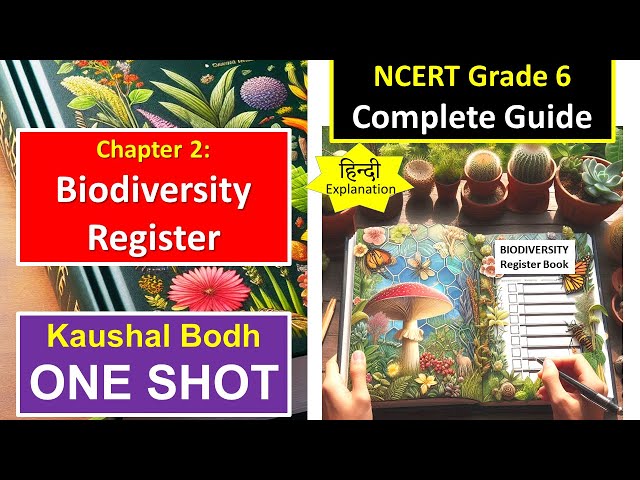 Biodiversity Register Class 6 Chapter 2 | Complete Project Guide | NCERT Vocational Education