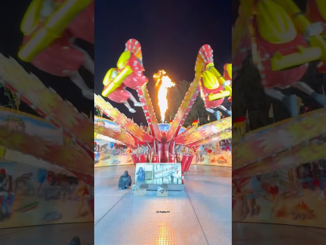 Party Time on Voodoo Jumper at the Düsseldorf Rheinkirmes 2026 🔥 #funfair #kirmes #shorts
