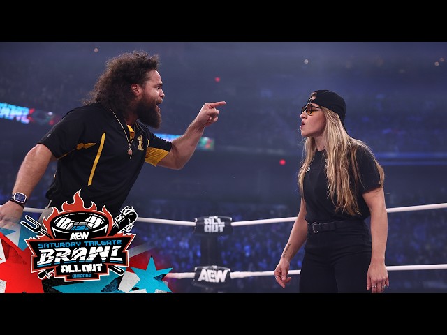 The Bang Bang Gang vs The Dogs & Death Riders 🏈 | AEW All Out 2026 Tailgate Brawl