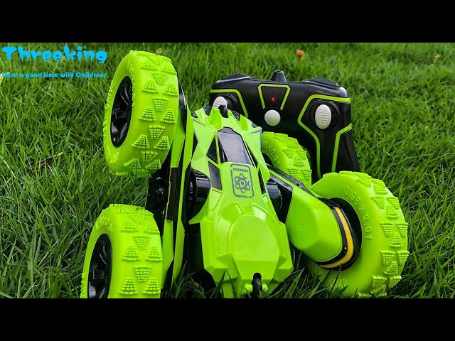 Threeking Rc Stunt cars Remote Control Car Double Sided 360° Flips Presents for Boys/Girls Ages 6+