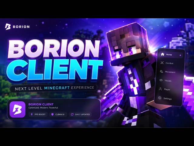 Borion Client - The Best FREE Minecraft Bedrock Hacked Client in 2026 (Kill Aura + Aimbot) ⚡ TOP