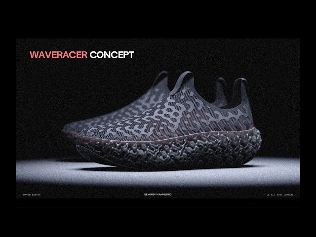 Houdini for Algorithmic and Biomimetic Design in Footwear | David Burpee | HIVEalt