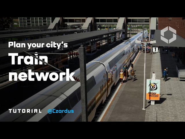 Planning Your City's Train Network | Inspirational Builds | Cities: Skylines II