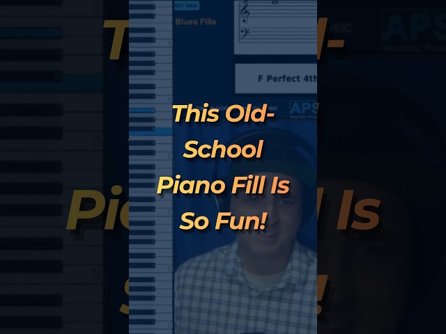 This Old-School Piano Fill Is So Fun!