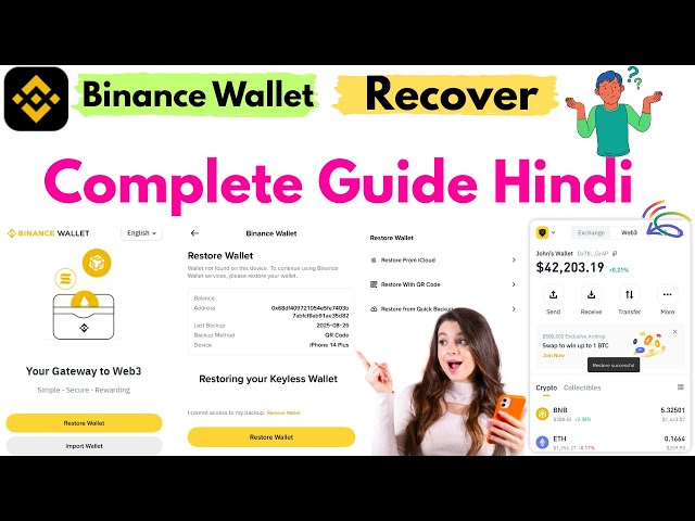 How To Recover Binance Wallet ? Recover Keyless Binance Wallet iPhone , Android | Complete Guide