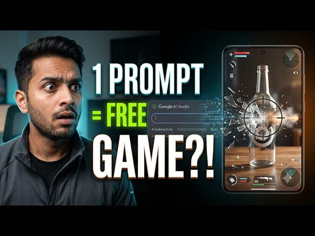 ONE Prompt → Android Game?! I Tested Google AI Studio