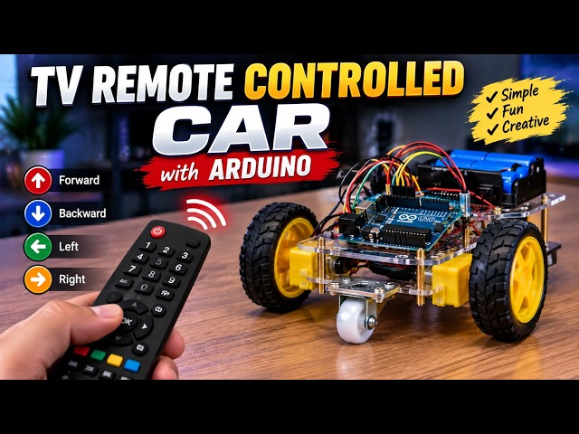 How to Make a TV Remote Controlled Car Using Arduino | DIY Arduino Project