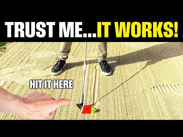 Before You Hit A Bunker Shot DO THIS (It Takes 5 Seconds)