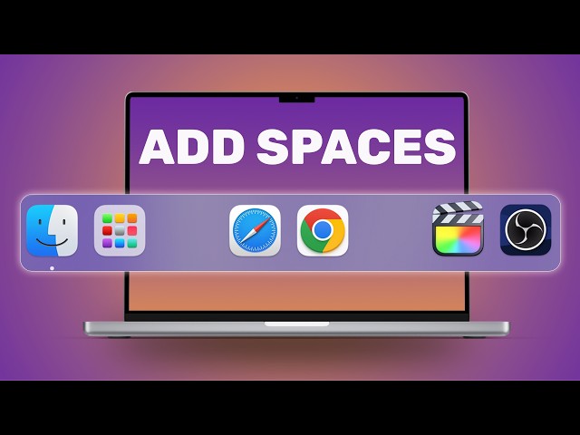 How to Add Spaces to The Dock on MacOS