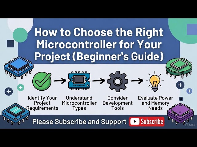 How to Choose Right Microcontroller for Your Project (Beginner’s Guide)