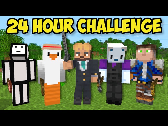 Can We Survive For 24 HOURS In Hardcore? (LIVE)