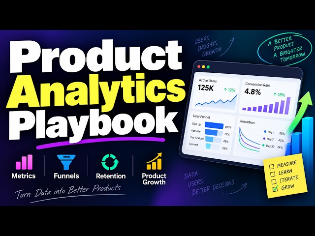 Product Analytics Playbook | Metrics, Funnels, Retention & Product Growth | Uplatz