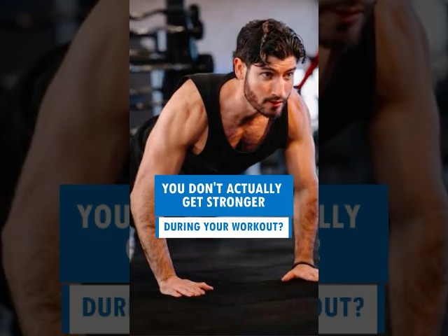 You don't get stronger by just working out #shorts