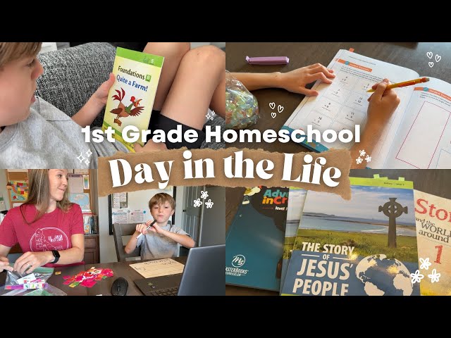 1ST GRADE HOMESCHOOL CURRICULUM | Realistic Day in the Life