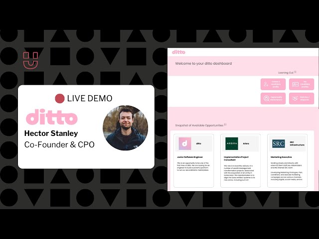 Ditto (demo) - the UK's first secondment marketplace