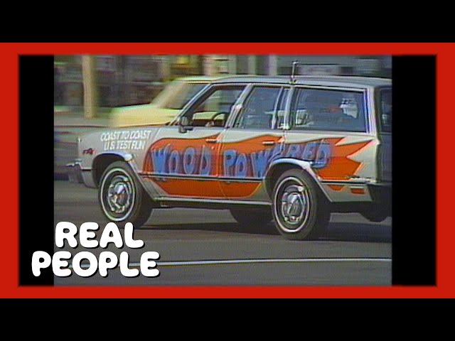 Wood Powered Car | Real People | George Schlatter