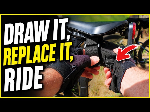 Finally! A Saddle Bag You Can Remove in Seconds | Redshift Quickdraw