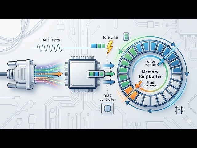 UART Ring Buffers with DMA and Idle Line