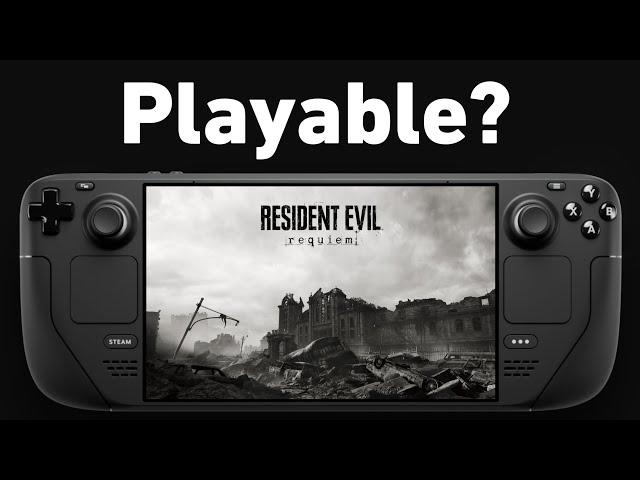 Resident Evil Requiem Steam Deck OLED Performance Test | FSR 4 & LSFG