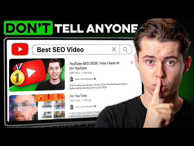 YouTube SEO 2026: How I Rank #1 on YouTube