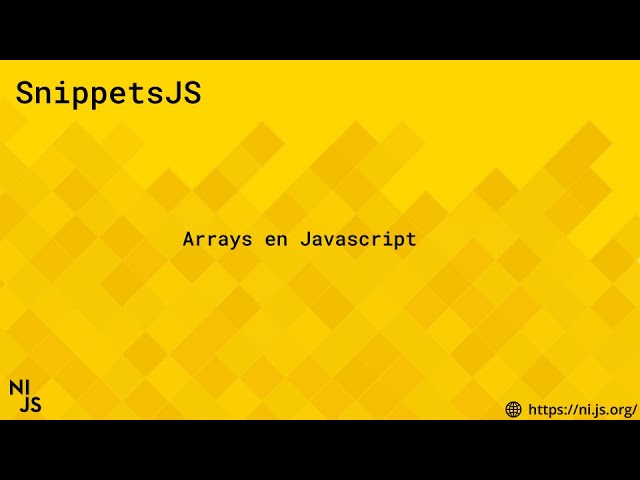 Array - JavaScript - SnippetsJS