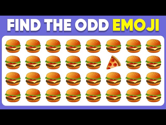 Find the ODD One Out! Emoji Quiz | Easy, Medium, Hard | Daily Quiz
