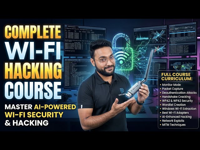 Complete WiFi Hacking Full Course 💀 From Beginner to Pro (WPA3 + AI Secrets Explained)
