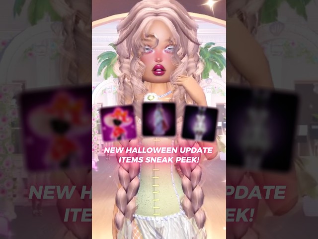 NEW HALLOWEEN UPDATE ITEMS SNEAK PEEK! #dresstoimpress