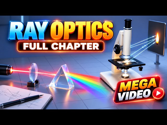 Ray Optics & Optical Instruments | Class 12 Physics Full Chapter in Hinglish | 3D Animation