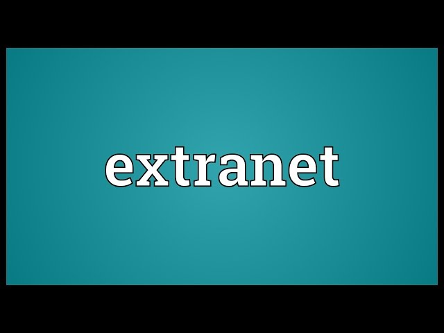 Extranet Meaning