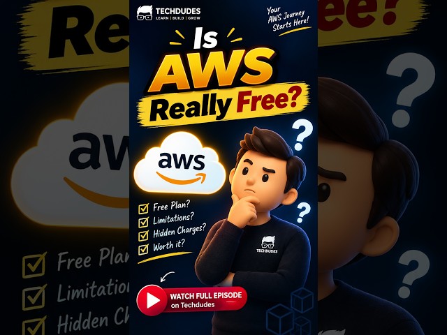 Is AWS Really Free? 🤔 AWS Free Tier Explained in 60 Seconds