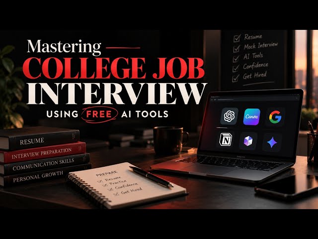 Mastering college job interview using free Ai tools 