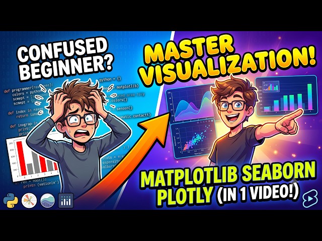 Data Visualization Mastery: Matplotlib, Seaborn & Plotly Tutorial