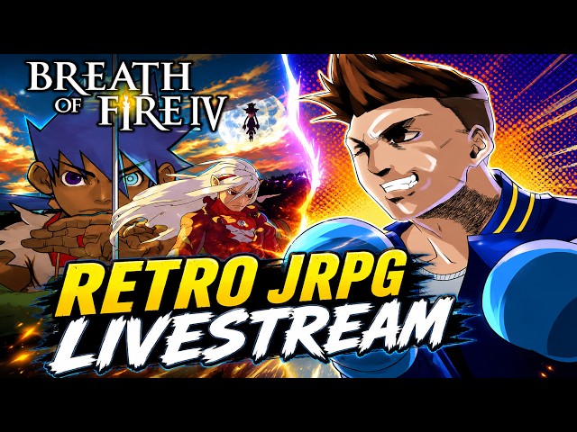 Fortexfiend is live! Come chill with me! Retro JRGP time! First time playing Breath of Fire IV!