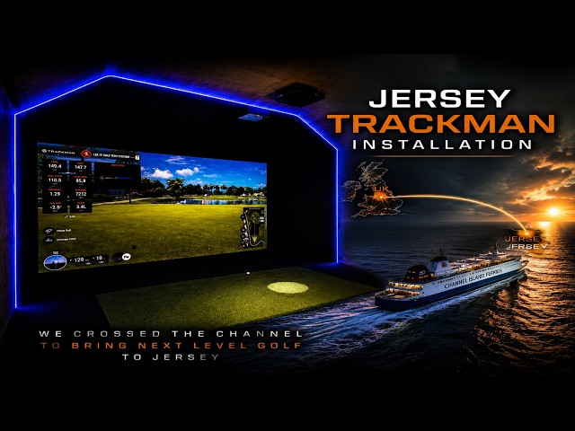 Trackman io Simulator Installation in Jersey