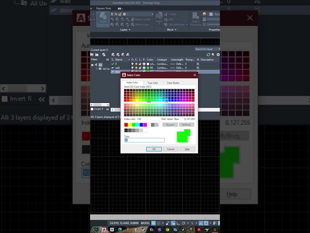 AutoCAD Layers Explained in 60 Seconds! #autocad #autocaddwg #autocadtutorial