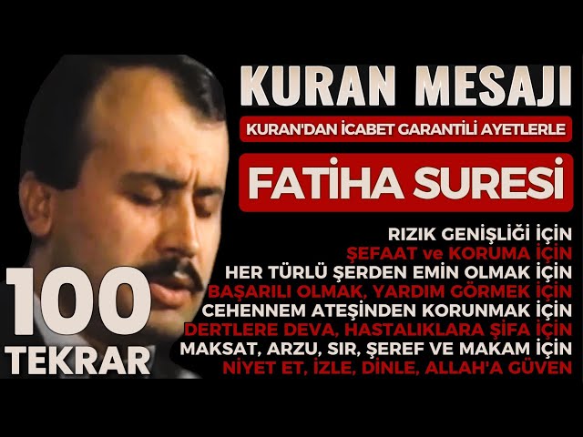 🤲🏻❤️FATİHA SURESİ❤️İsmail BİÇER❤️KURANDAN %100 İcabet Garantili AYETLERLE❤️100 tekrar❤️🤲🏻 #fatiha