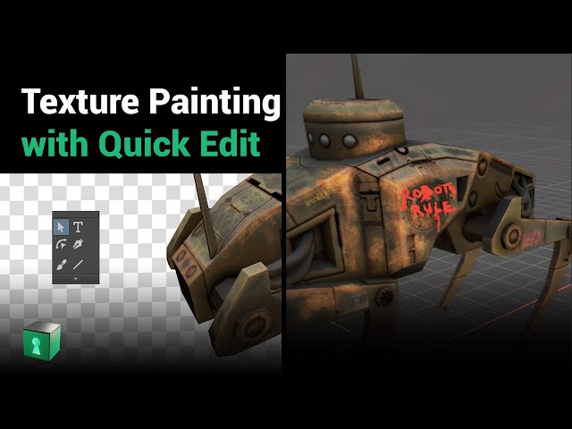 Blender Secrets - Texture Painting With Quick Edit