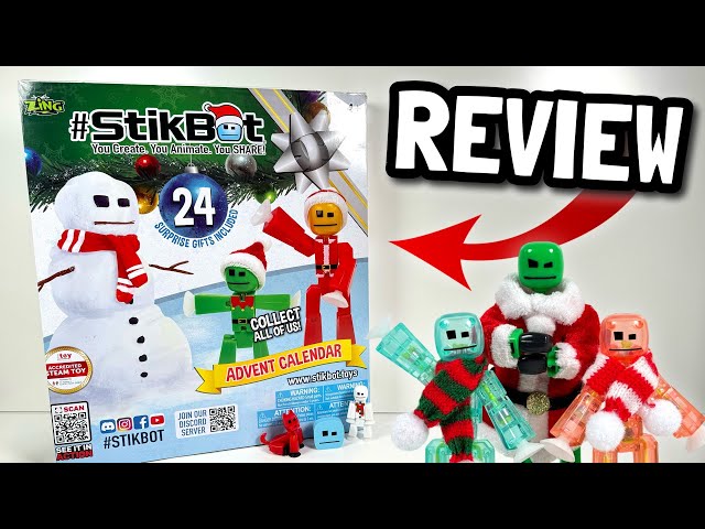 The COMPLETE 2023 Stikbot Advent Calendar REVIEW & UNBOXING!