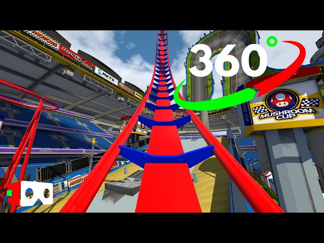 VR 360° Mario Cart Roller Coaster