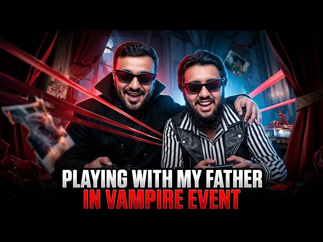 Playing with my Baba in Vampire Event🥷🏼!!!🔥PUBG MOBILE🗿LIVE🔴