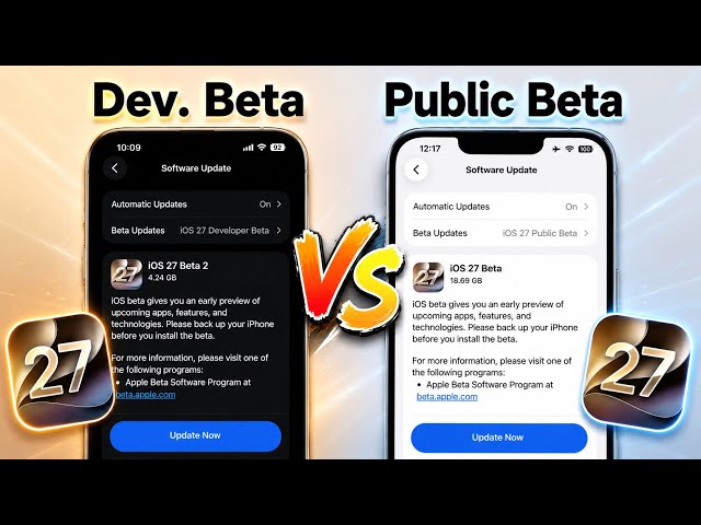 iOS 27 Developer Beta vs Public Beta – Which One Should You Install? 🤔