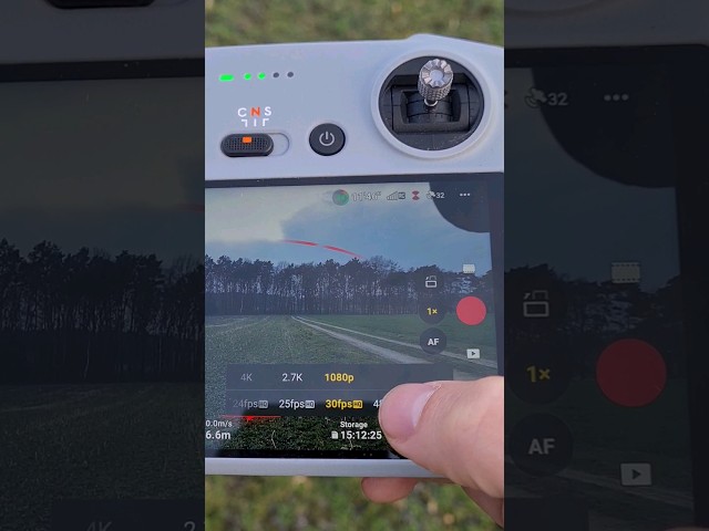 How to set 4k 60fps video for your DJI Mini 3 Pro drone 🔥💯 #shorts #dji #djimini3pro #drone