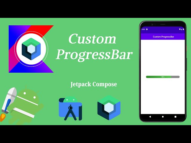 How to Implement Custom ProgressBar in Jetpack Compose | Android | Kotlin | Make it Easy