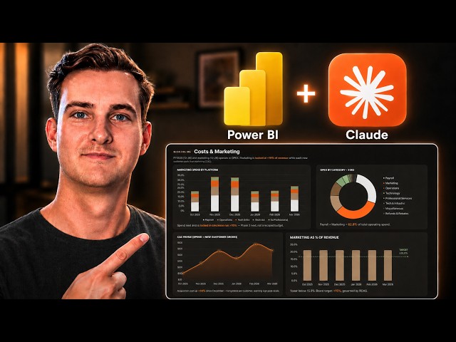 I Turned Power BI Into a FULL Claude Dashboard System